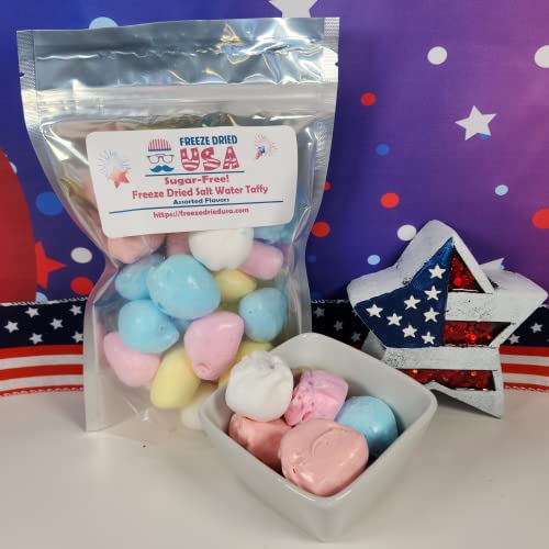 Freeze Dried Sugar-Free Saltwater Taffy - Assorted delicious flavors