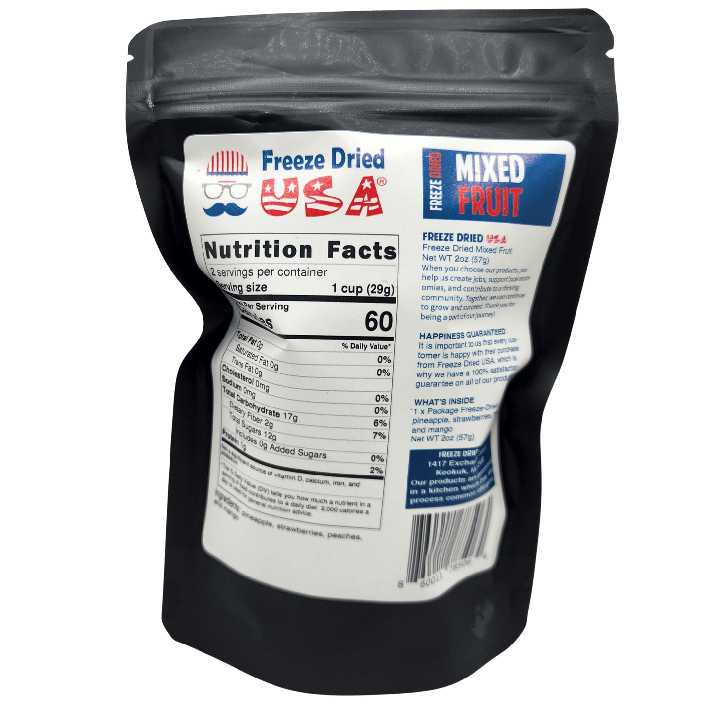 Freeze Dried Mixed Fruit 2oz two-pack