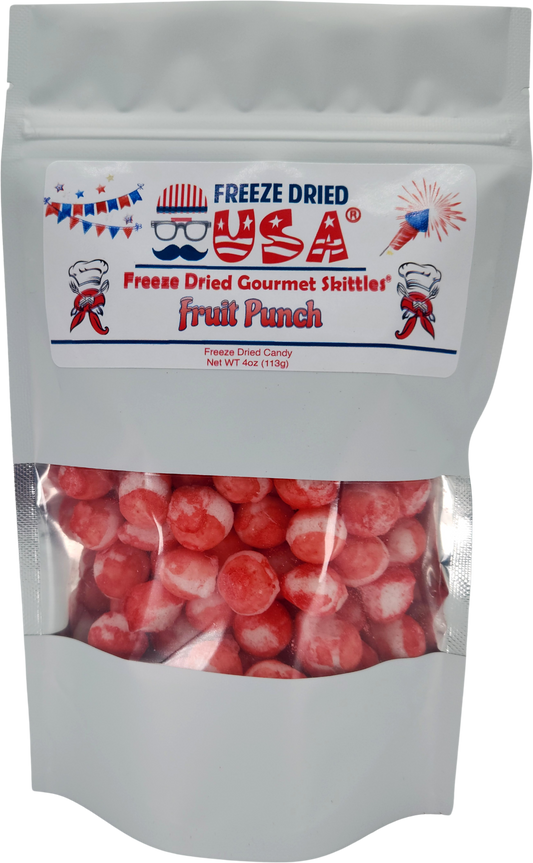 Tropical Punch Blast: Freeze-Dried Fruit Punch Skittles Sweet Snack