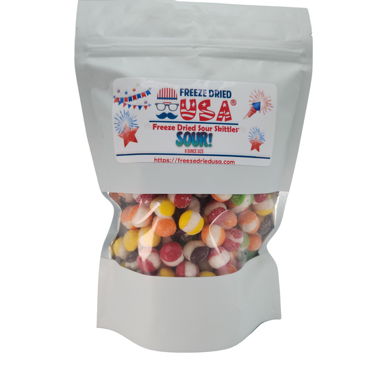 Freeze Dried USA SOUR Skittles® Candy (8 oz)