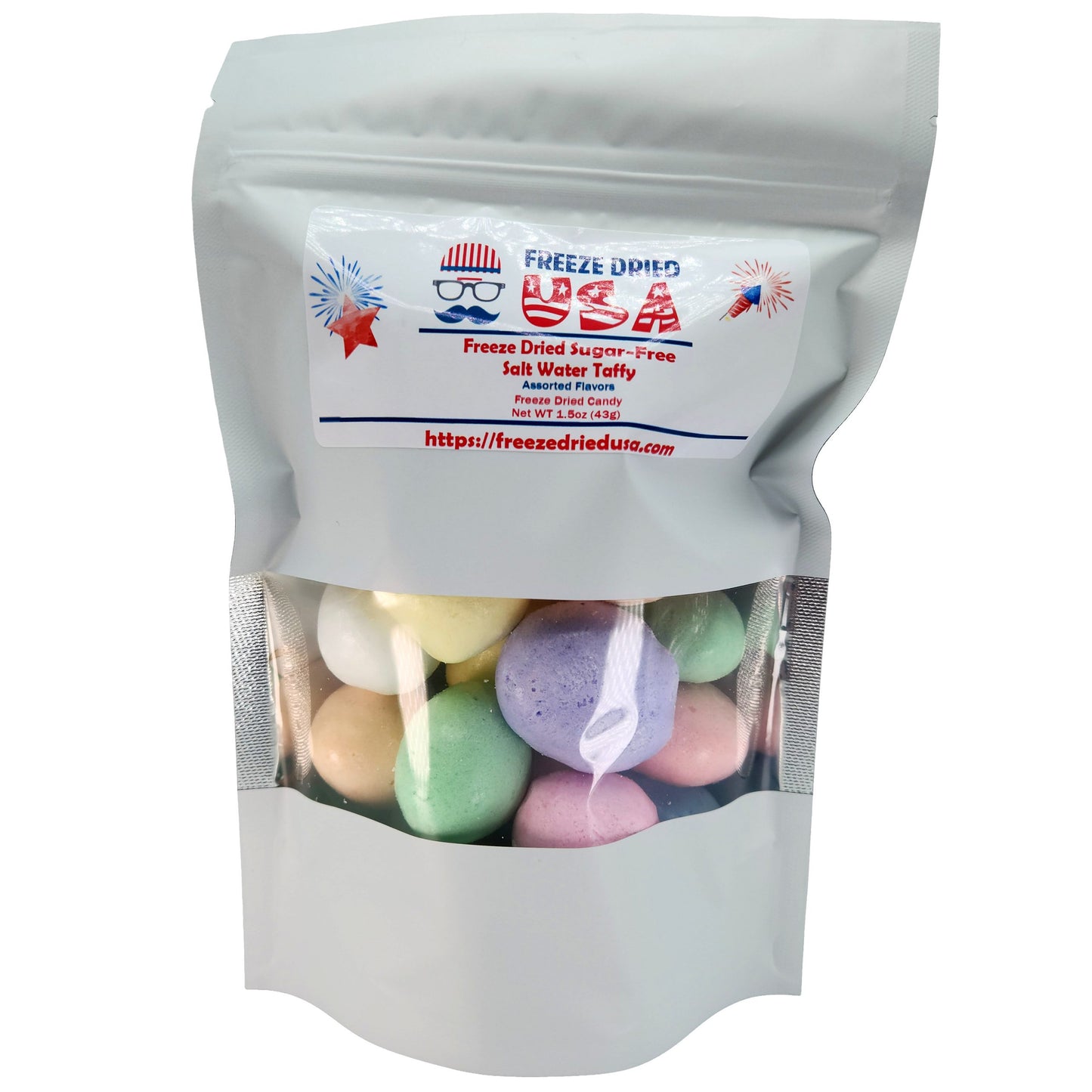 Freeze Dried Sugar-Free Saltwater Taffy - Assorted delicious flavors